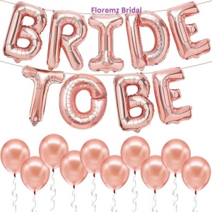 BRIDE TO BE Letter Foil Balloons Wedding Decorations
