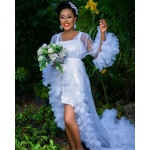 Luxury Bridal Robe – White