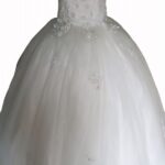 Illusion Neckline Wedding Ball Gown – Renting