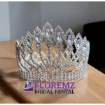 Crystal Pageant Rhinestone Wedding Bridal Headband Crown - Renting