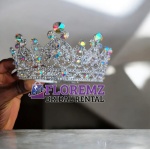Fashion Wedding Jewelry with Alloy Crystal Rhinestone Crown - Renting