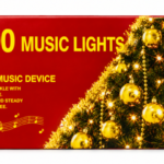 200 Bulbs Musical Christmas String Lights - Multicolour