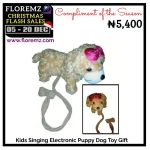 Kids Singing Electronic Puppy Dog Toy Gift