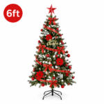 Floremz Deluxe 6ft Christmas Tree Package – Classic Festive Style