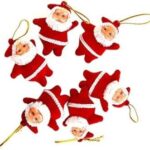 6pcs Mini Santa Doll