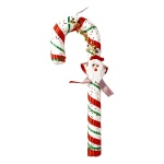 Plush Candy Cane Ornament