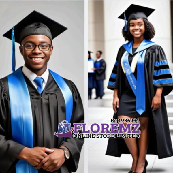Black Graduation Gown for Rent