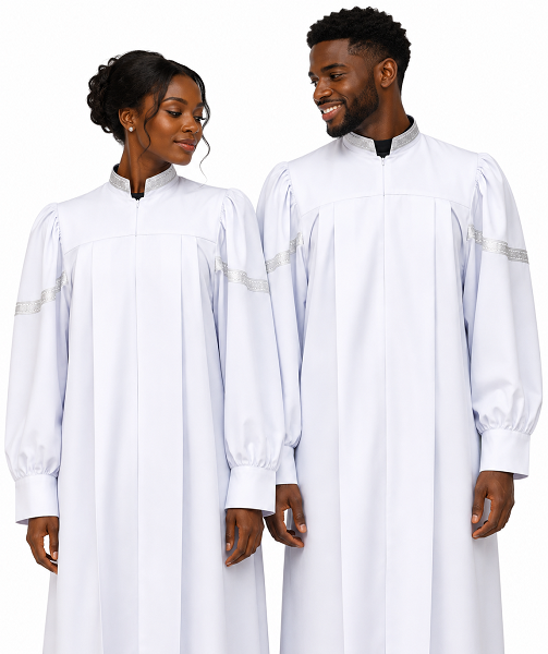 White Choir Robe for Rental