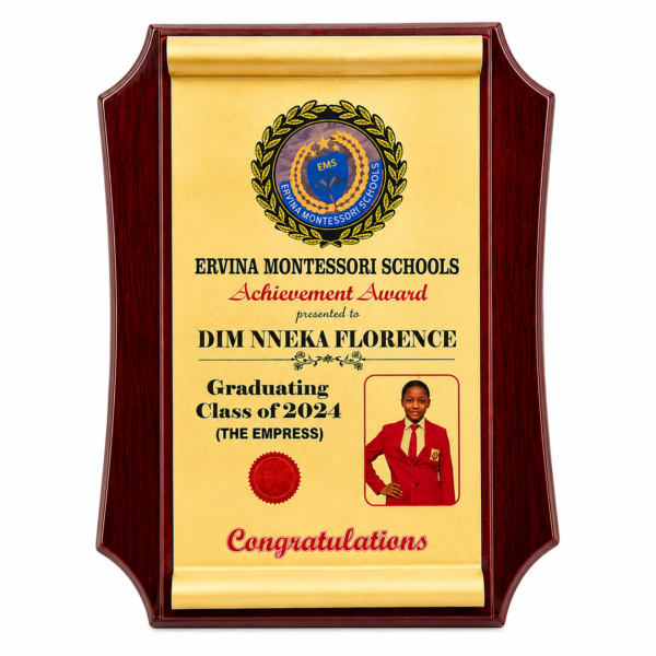 Grand Graduation Achievement Plaque