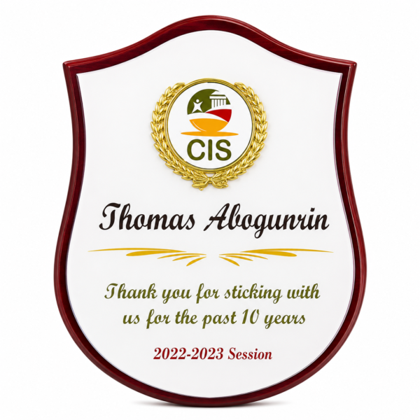 Prestige Loyalty Appreciation Plaque