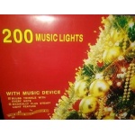 Christmas Lights 200 Music Lights with Music Device - Multi Colour