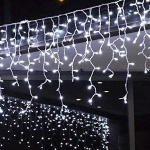 Christmas Icicle Lights - White