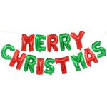 Merry Christmas Multicolor Letters Banner Decorations
