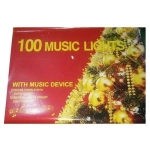 Christmas Lights 100 Music Lights with Music Device - Multi Colour