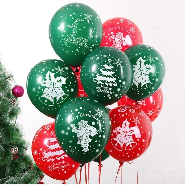 Merry Christmas Balloon - 50pcs