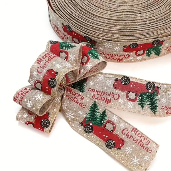 1 Roll Christmas Decoration Ribbon