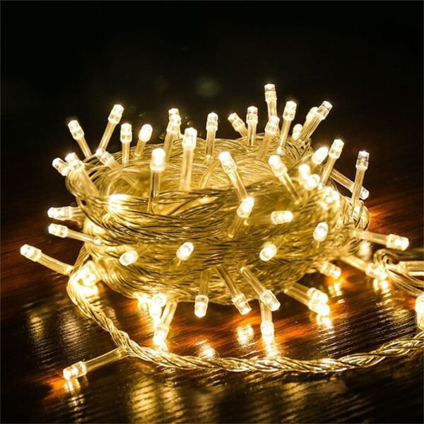 200 Bulbs Gold Christmas Led Lights