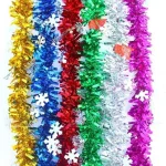Tinsel For Christmas Tree Decoration - 12Pieces
