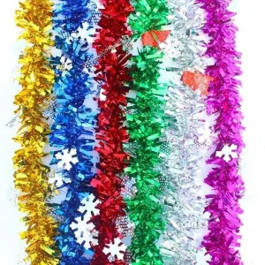Tinsel For Christmas Tree Decoration - 12Pieces