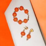 Coral Beaded Bracelet for rent