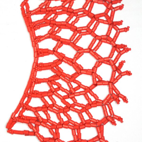 Kids Coral Beaded Chest Piece