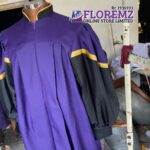 Purple & Black with Gold Choir Robes for Rent