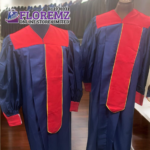 Navy Blue and Red Choir Robes for Rent