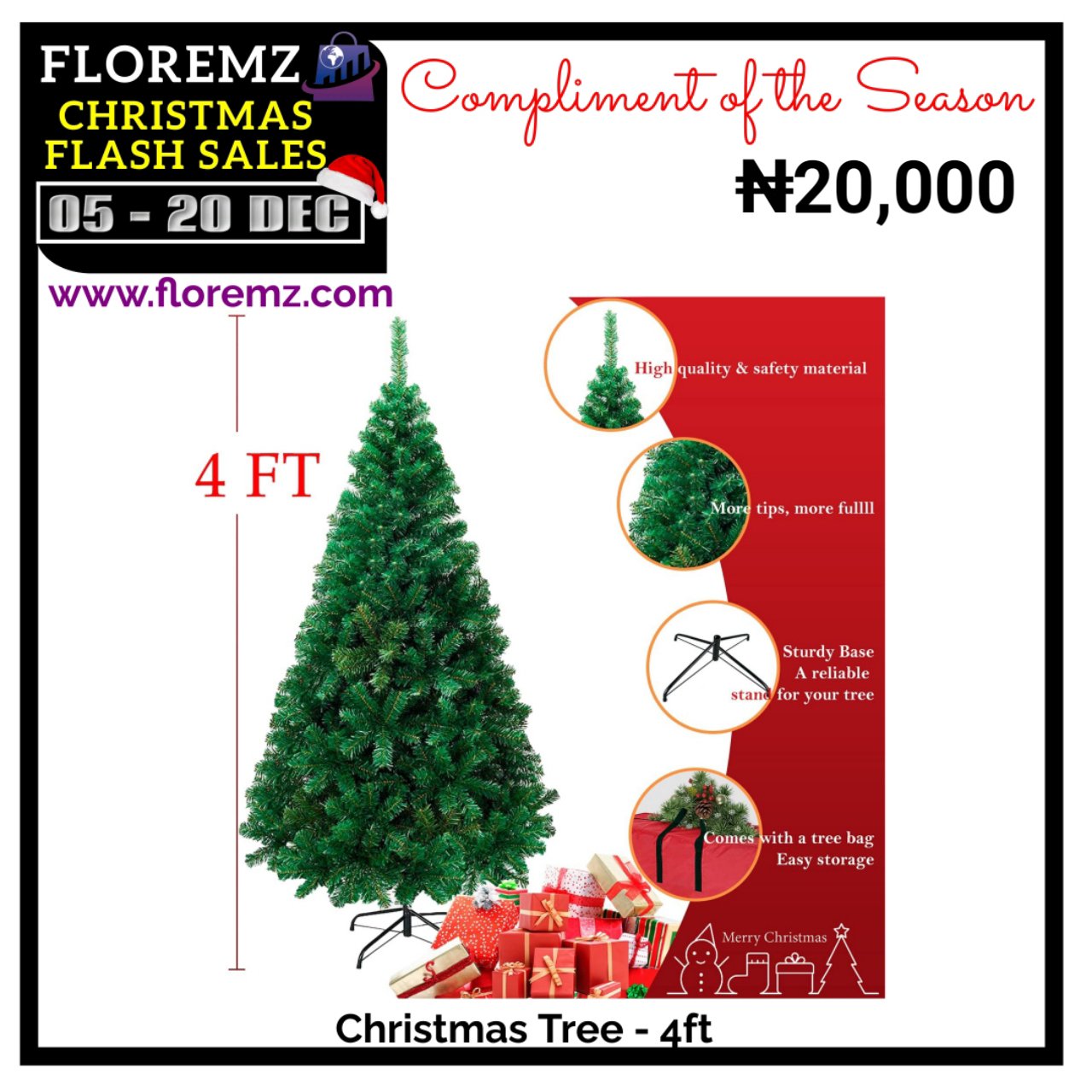 4ft Christmas Tree