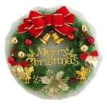 Front Door Hanging Garland Christmas Door Wreath