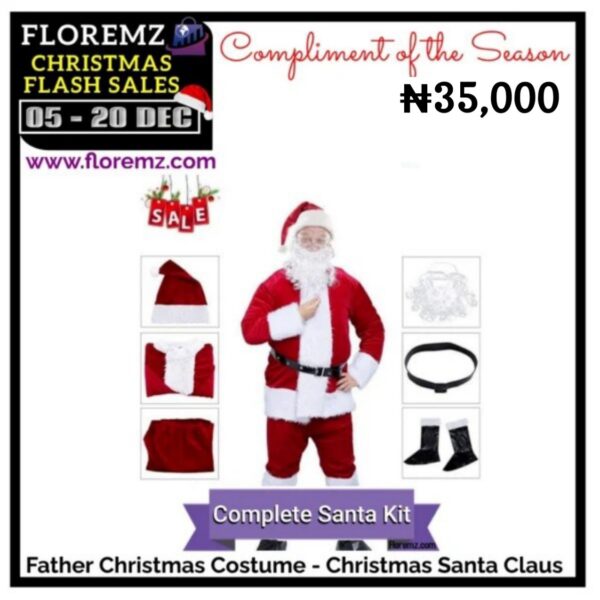 Father Christmas Costume - Christmas Santa Claus