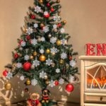 2pcs Christmas Tree Snow flake Strings Hanging Pendant Ornaments Decoration