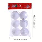 Big White Christmas Tree Ball