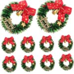 Christmas Hanging Door Tinsel Wreath