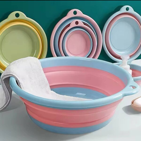 Silicone Foldable Bucket – Collapsible, Durable & Multi-Purpose Storage Pail