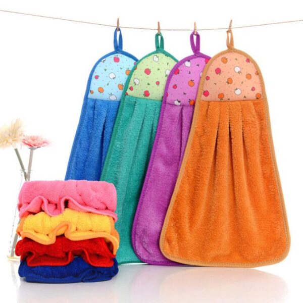 10Pcs Water Absorbent Wall Hanging Kitchen Towel/Napkin