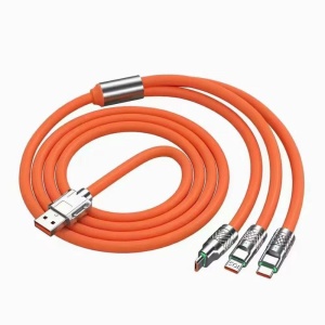 3 IN 1 QUALITY STRONG CHARGING HEAD CABLE CORD-with 3 different functions