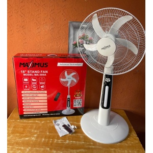 18 inches Maximus Rechargeable Standing Fan With Remote Control