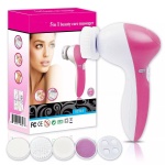 Facial 5-in-1 Brush Massager for Deep Exfoliation