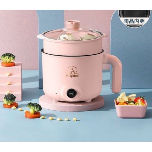 Electronic Cooking Hot Pot With Steamer