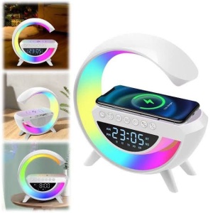 Night Light G Shape Wireless Charging Speaker