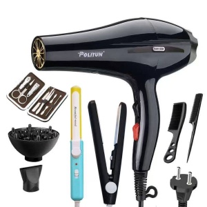 Saloon Standard Combo Big Size Hair Dryer Set With Hair Accessories
