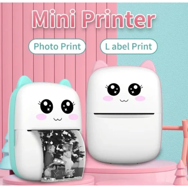 Trendy Mini Thermal Printer Bluetooth Printer With Papers