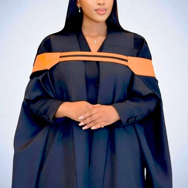 Production of Masters Degree Graduation Gown for Sale