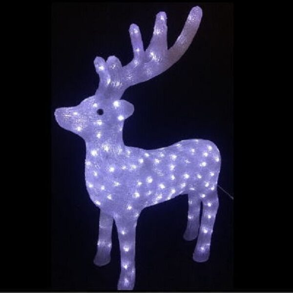 Acrylic Crystal Reindeer Outdoor Christmas Decoration