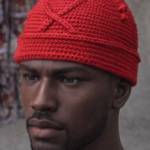 Premium Handcrafted Red Crochet Traditional Cap