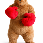Inflatable Boxing Bear Mascot Costume for Rent