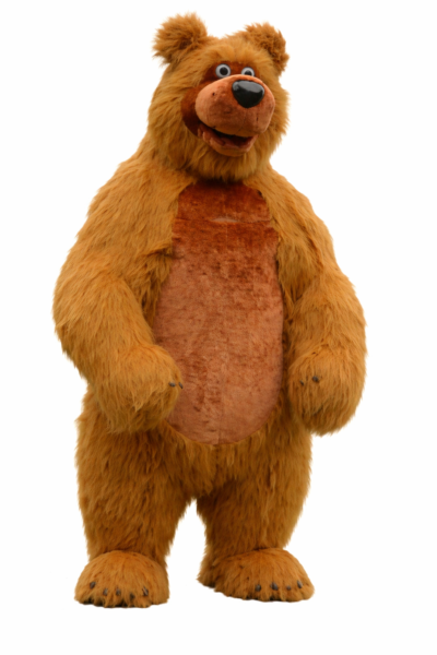 Inflatable Brown Bear Mascot Costume for Rent