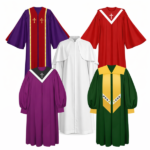 Clergy Apparel with Cape – Church Choir Robes (Custom Production)
