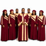 Production of Wine and Cream Choir Robe -Bulk Sale