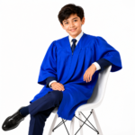 Royal Blue Junior Secondary Graduation Gown Production